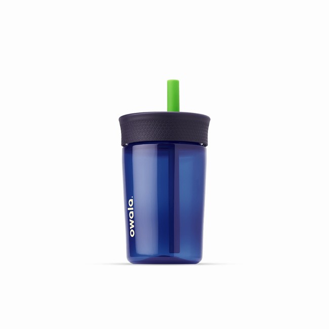 owala drinkbeker van 440 ml 15 oz voor kinderen blauw