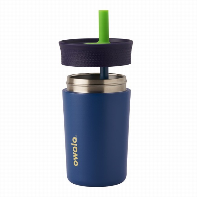 owala 12oz drinkbeker waterfles voor kinderen blauw