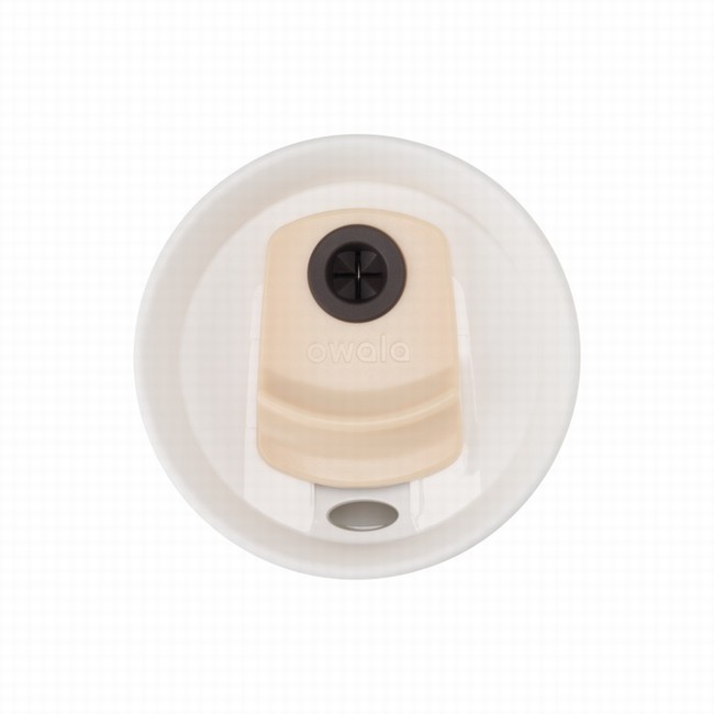 owala drinkfles van 710 ml 24 oz in beige