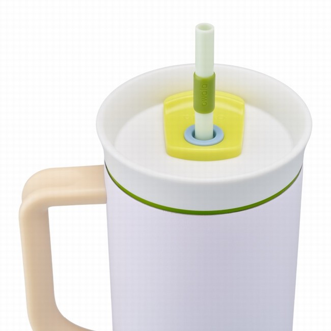 owala 40oz drinkbekers met waterfles wit
