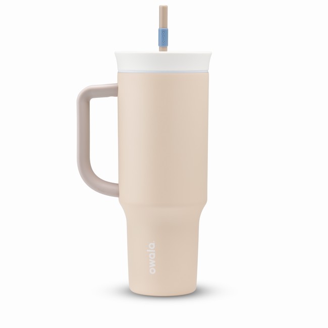 owala 40oz drinkbekerswaterflessen beige
