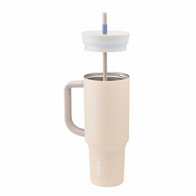 owala 40oz drinkbekerswaterflessen beige