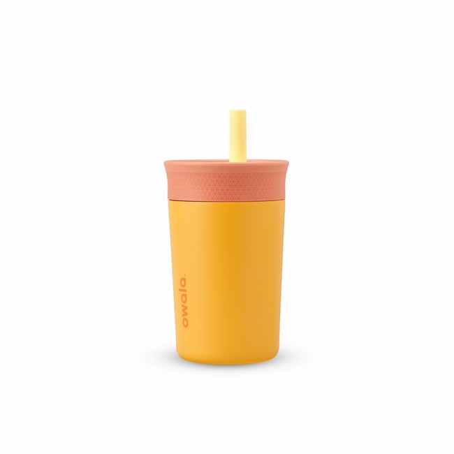 owala drinkbeker van 355 ml 12 oz voor kinderen oranje
